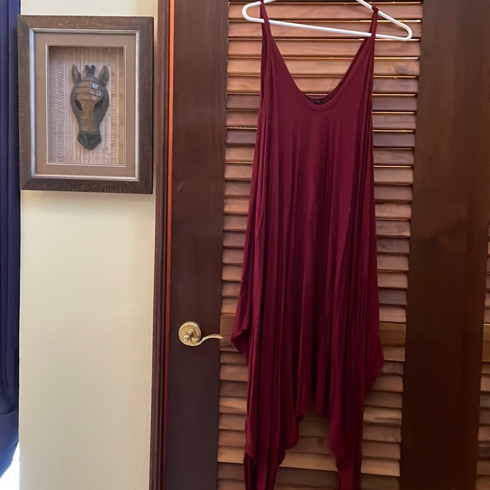 Harem Jumpsuit in Wine
